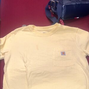 Carhartt Light Yellow Tee with Pocket